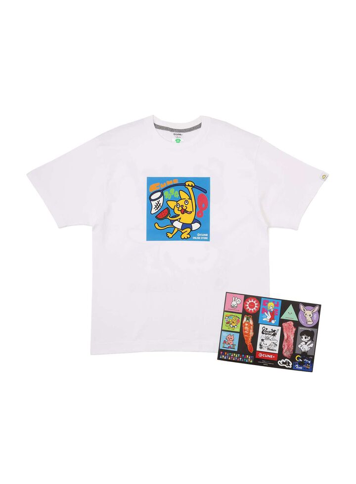 LOOKING BACK MONTHLY STICKER T-SHIRTS 202408,, medium