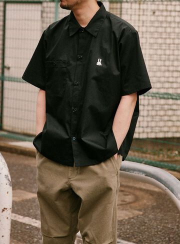 Short Sleeve Work Shirt - Rabbit,, small image number 8