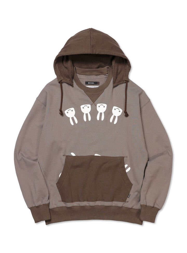 Layered Hoodie,, medium