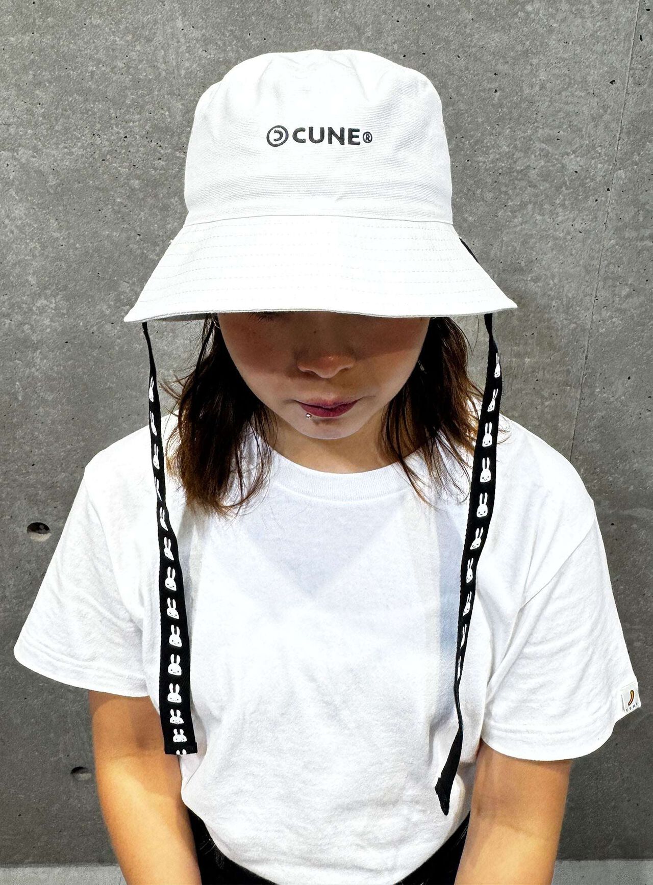 Bucket Hat with Tape Strap,WHITE, large image number 10
