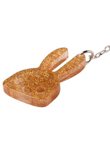 Clear Bunny Earrings 2P,GOLD, small image number 2