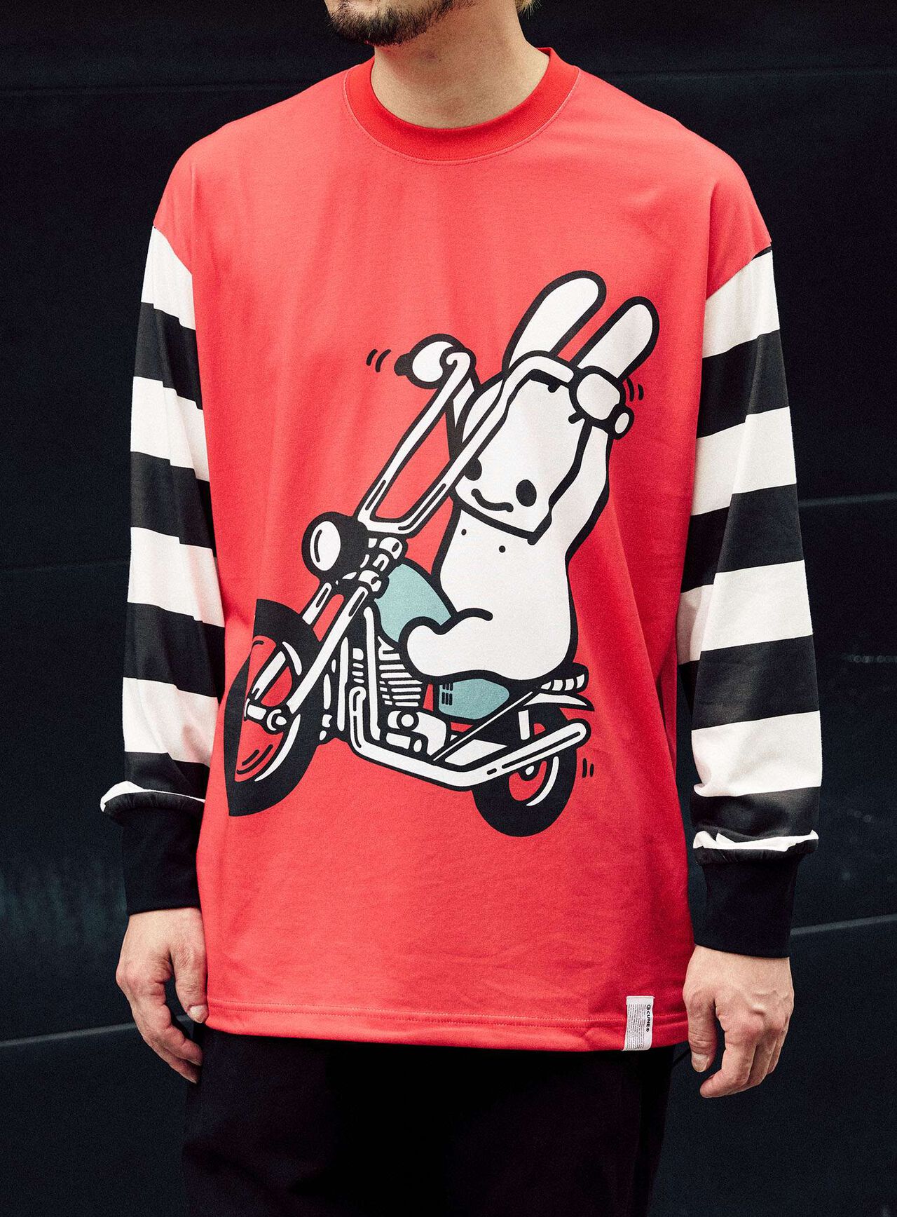 Bunny Custom Bike Long Sleeve T-Shirt,, large image number 12