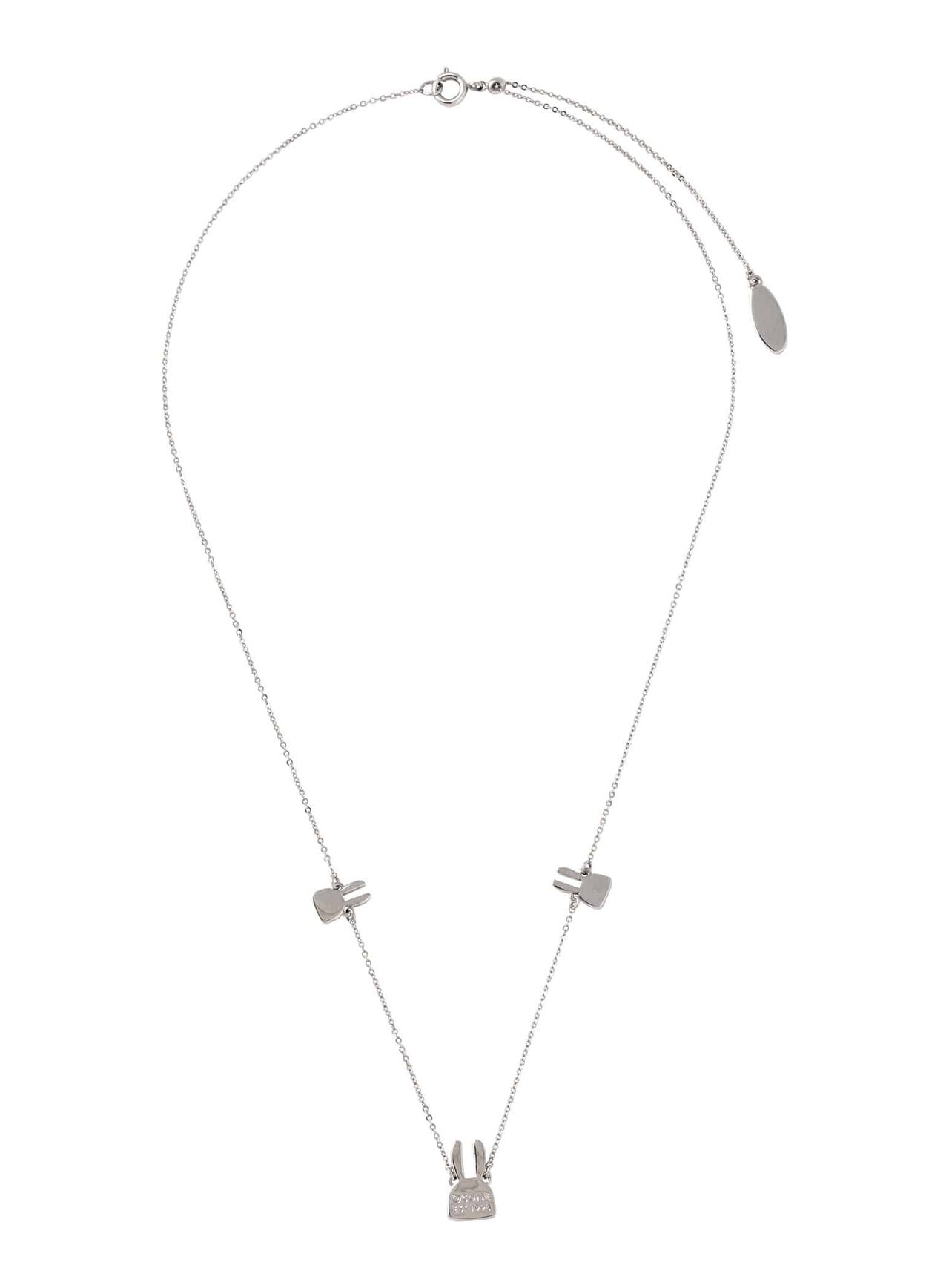 Rabbit eating stone necklace,ONE, large image number 2