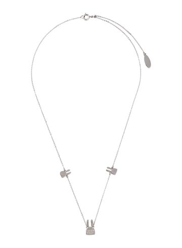 Rabbit eating stone necklace,ONE, small image number 2