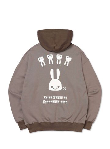 Layered Hoodie,C.GRAY, small image number 5