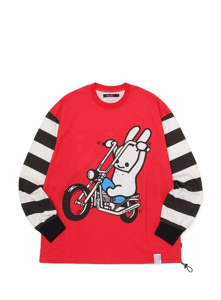 Bunny Custom Bike Long Sleeve T-Shirt,, medium