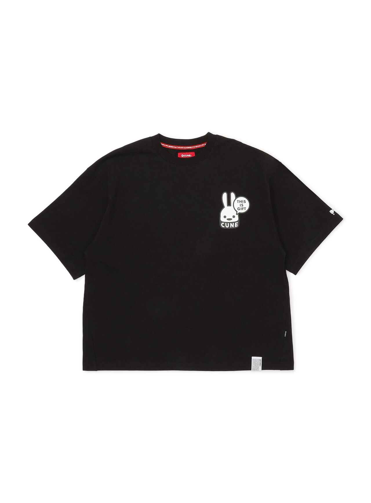 PTGC 2025 WINTER Big Tee - This is a Gift,BLACK, large image number 1