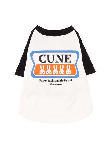 Dog and Human Raglan T-Shirt U5,WHITE, small image number 0