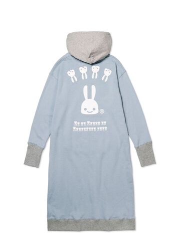 Hooded Dress,C.GRAY, small image number 1