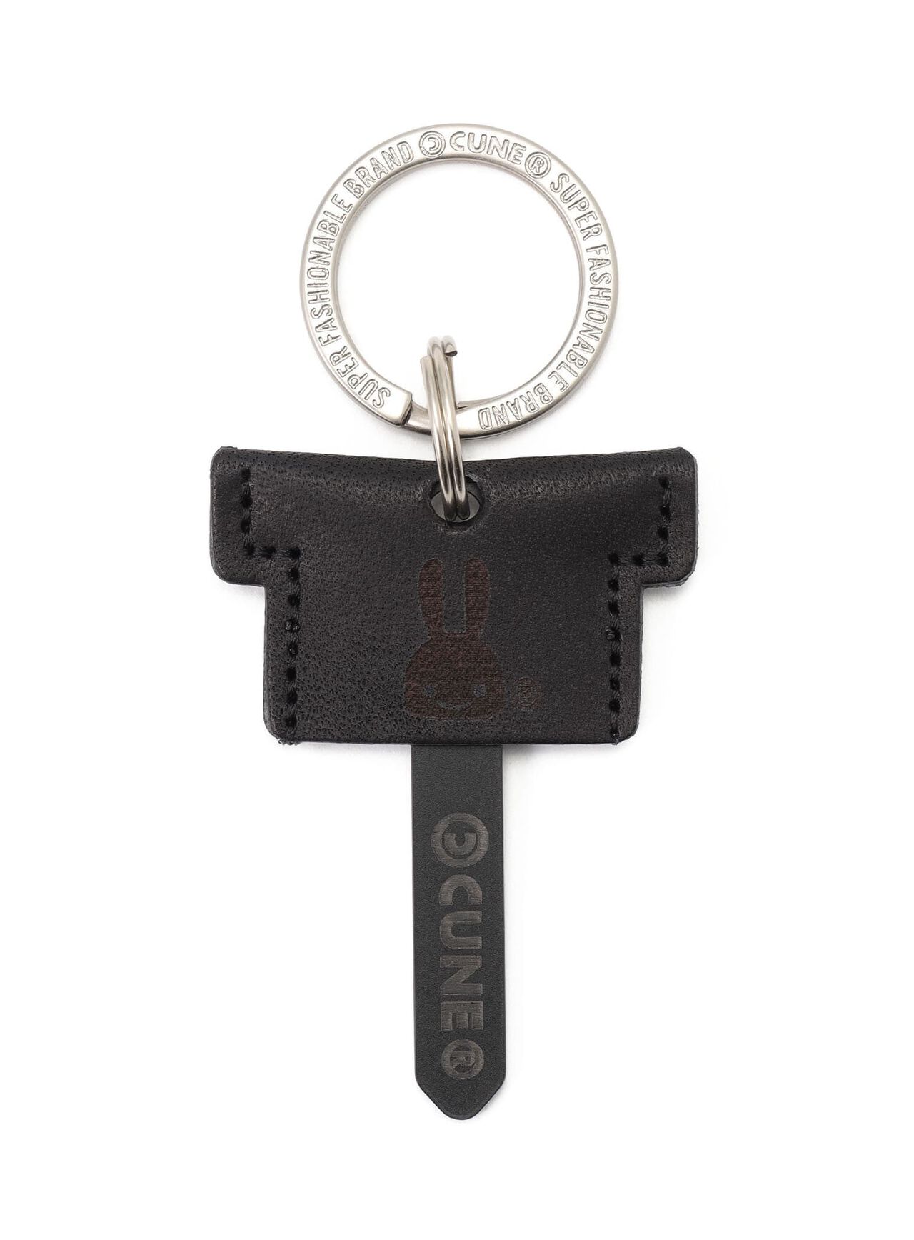 Leather T-Shirt Key,ONE, large image number 0